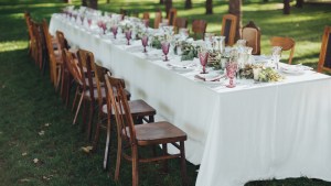 TABLE DE RECEPTION DE MARIAGE