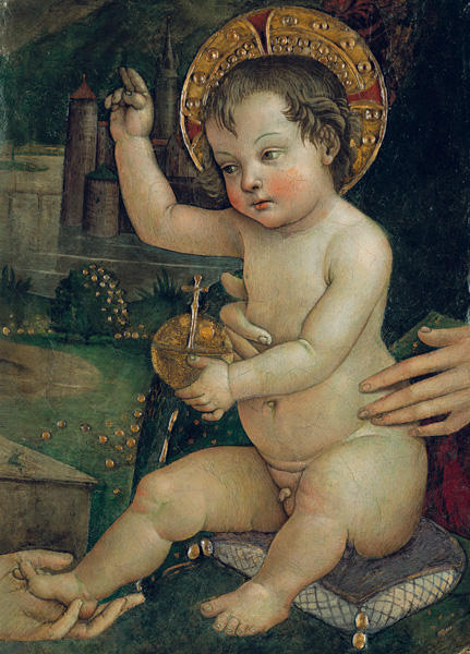 Il_Pinturicchio,_Bambino_Gesù,_fragment_de_l_Investiture_divine_d_Alexandre_VI,_Pérouse,_Fondation_Guglielmo_Giordano