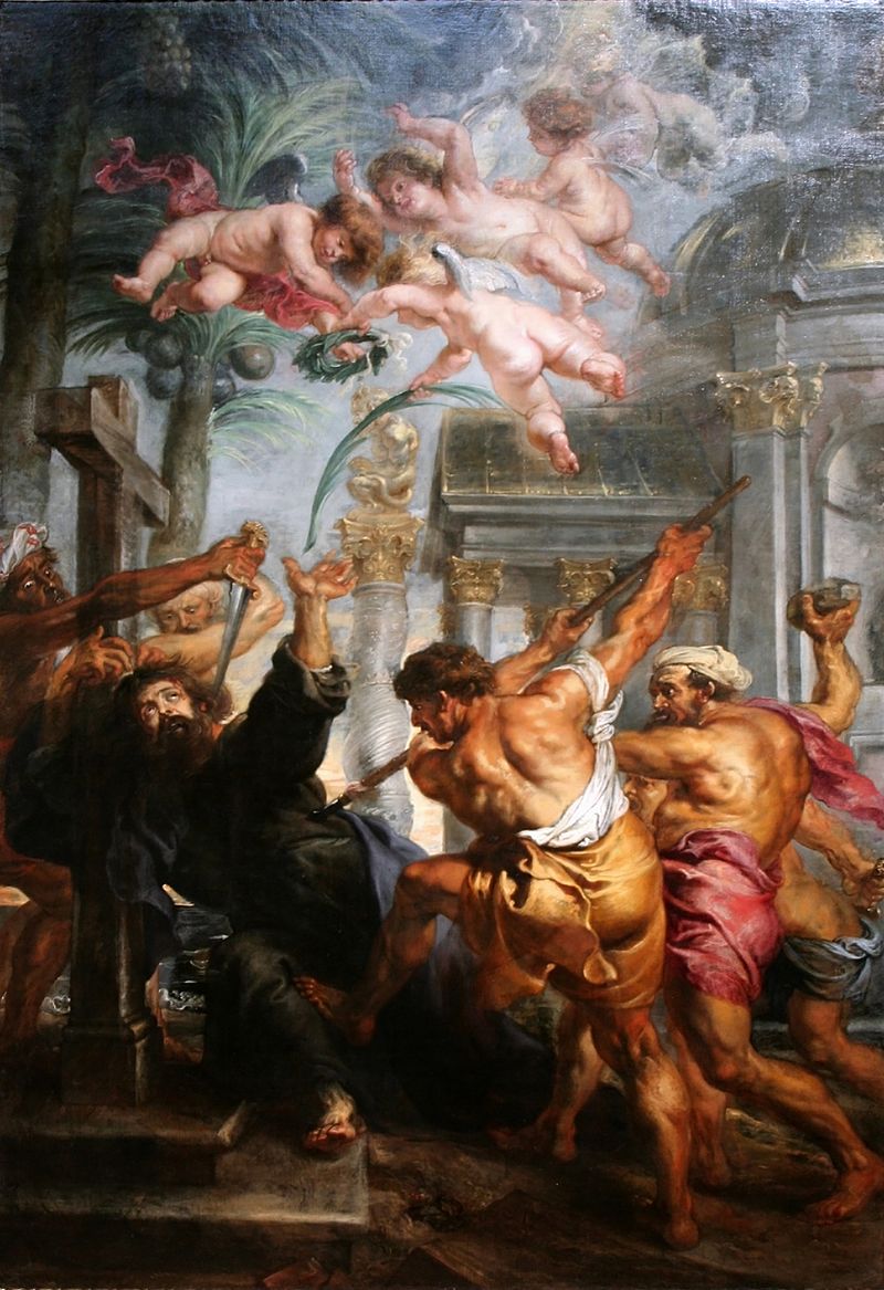 le martyre de saint thomas