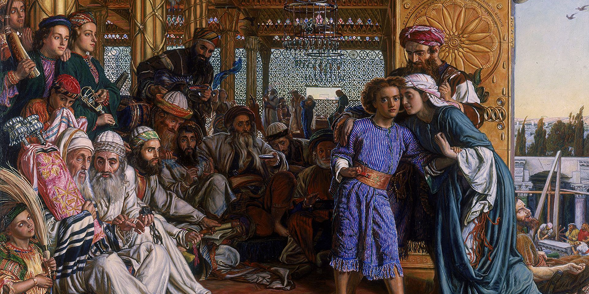 WEB3-JESUS-CHRIST-FINDING-LOST-TEMPLE-The_Finding_of_the_Saviour_in_the_Temple-William Holman Hunt -PD
