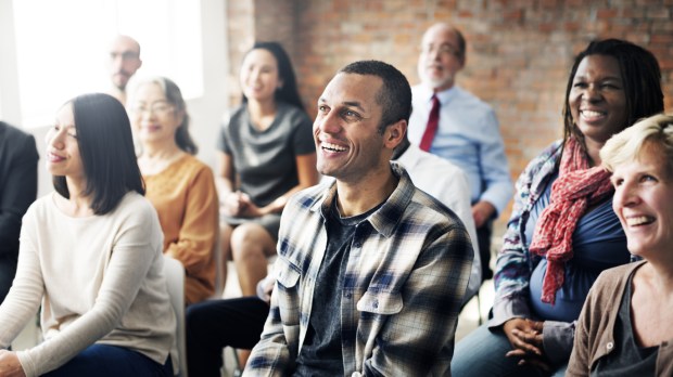 ADULTS IN A CONFERENCE