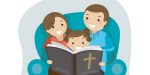 FAMILY READING THE BIBLE