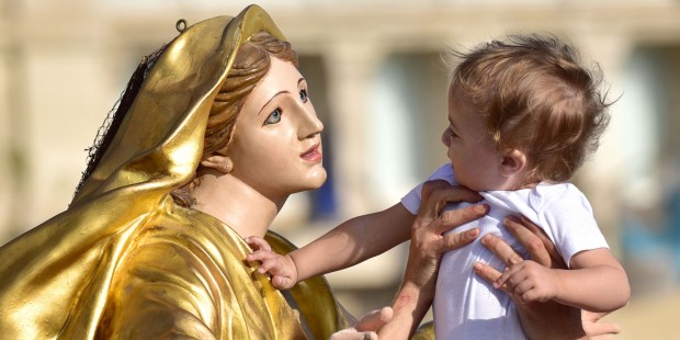 VIRGIN STATUE CHILD