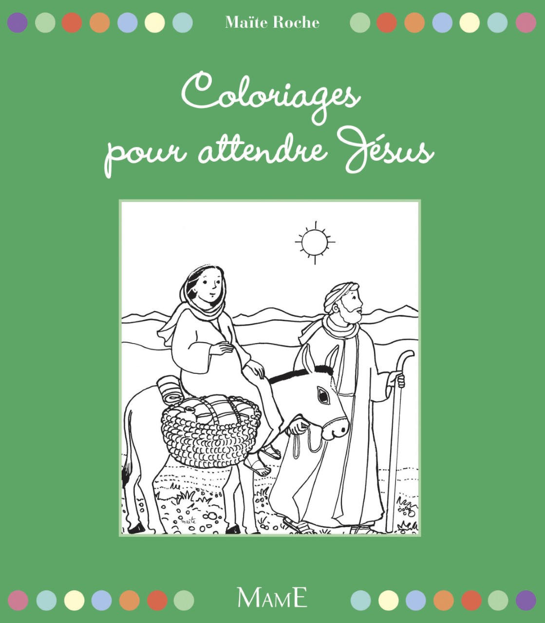 couverture livre Coloriages pour attendre Jésus Mame