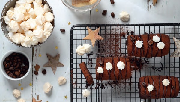 Mini-bûches de Noël au chocolat