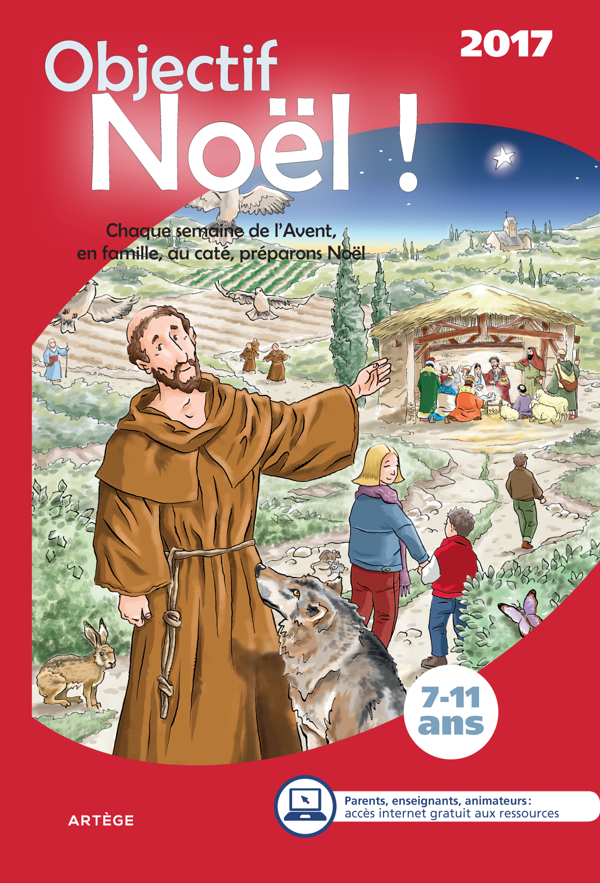 couverture livre Objectif Noël 2017 7-11 ans Artège
