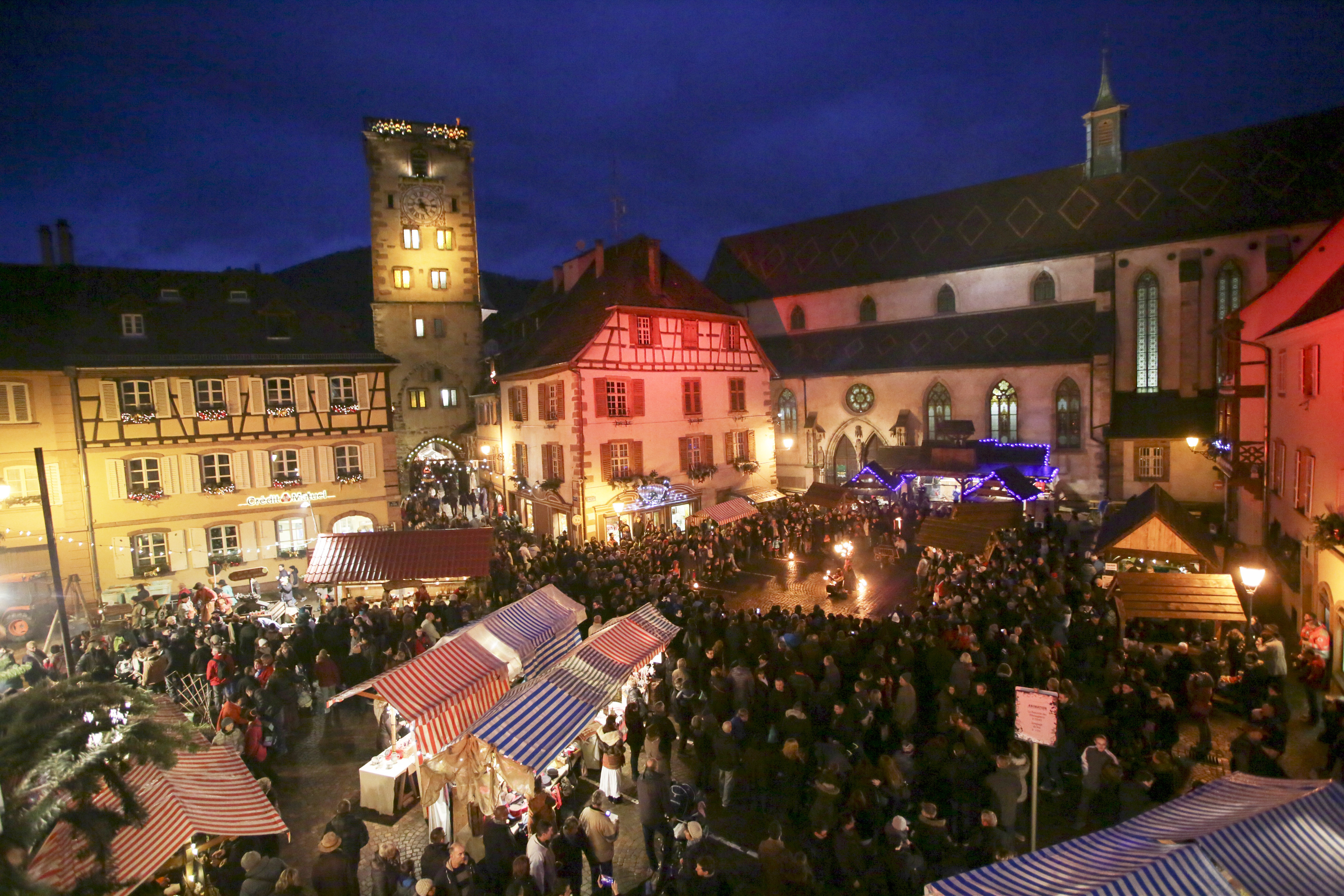Le marché de Noël de Ribeauvillé en Alsace