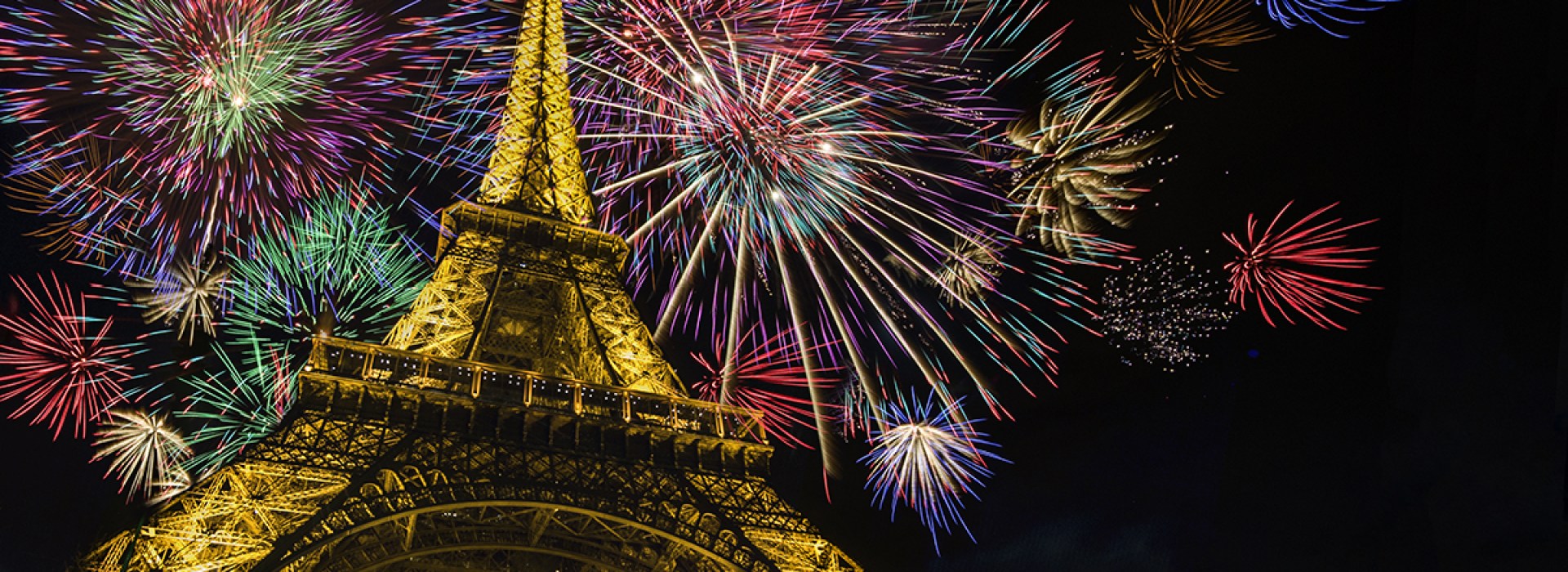 Eiffel Tower fireworks