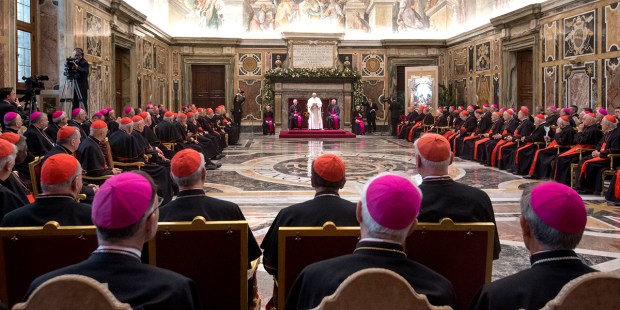 Pope Francis - Christmas greetings to the Roman Curia