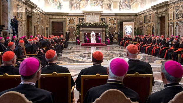 Pope Francis - Christmas greetings to the Roman Curia