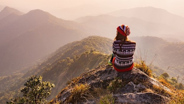woman mountain