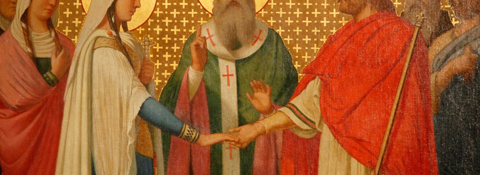 Saint Rémi mariant Clotilde et Clovis