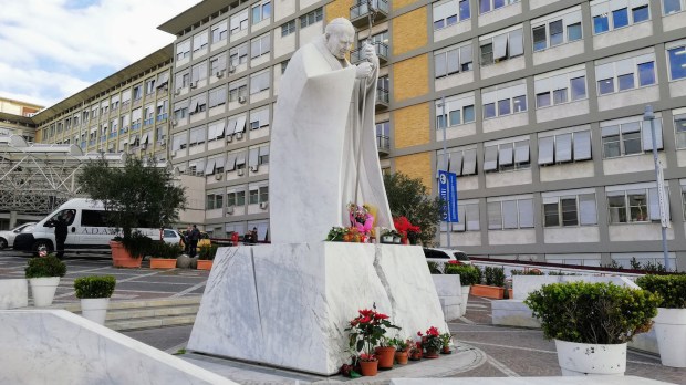 Statue John Paul II Rome