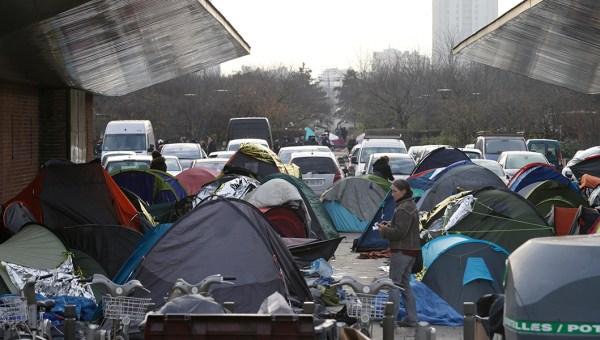 FRANCE MIGRANTS Saint Denis