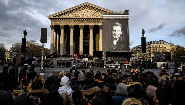 HALLYDAYW FRANCE MUSIC La Madeleine Church