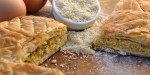 frangipane cake and almond powder flour
