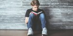 guy reading book