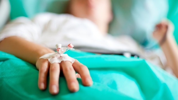WOMAN IN HOSPITAL