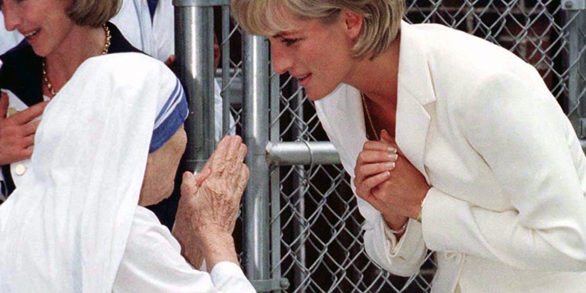 PRINCESS DIANA AND MOTHER TERESA