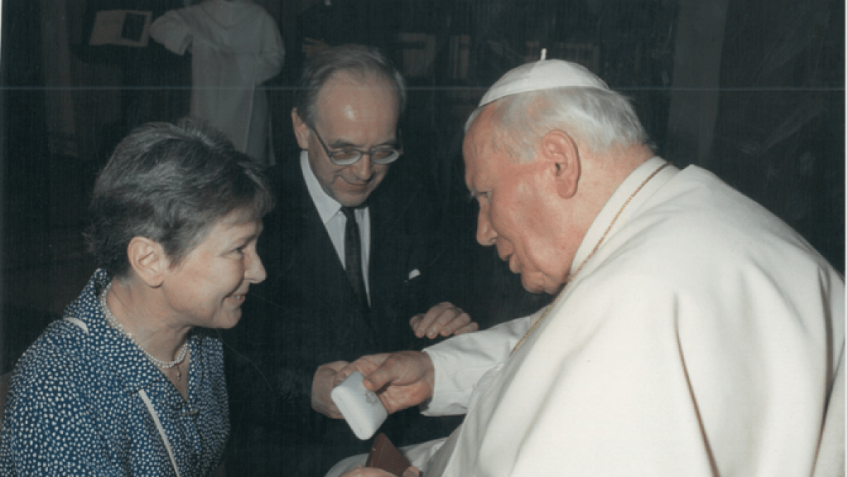 Vatican, juin 2001, Karol et Maria Tarnowski