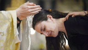 WOMAN BAPTISM