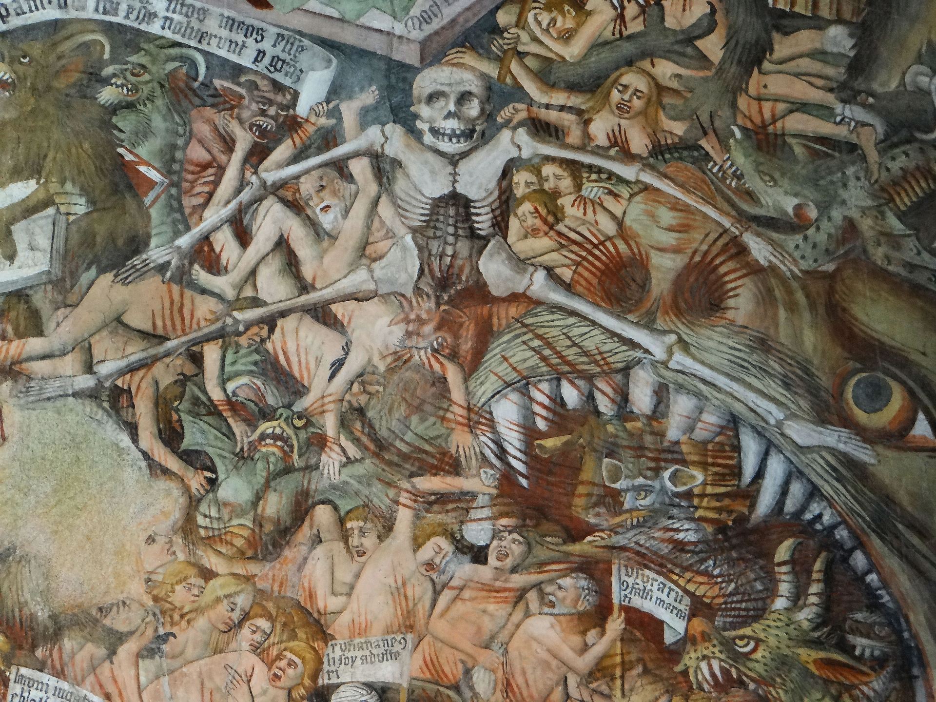 La_Brigue_-_Chapelle_Notre-Dame-des-Fontaines_-_Fresque_du_Jugement_dernier_-10
