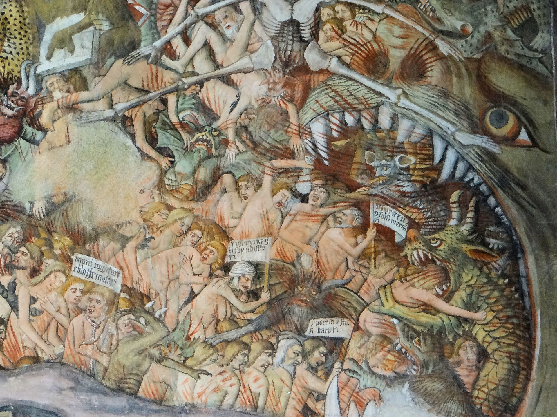 La_Brigue_-_Chapelle_Notre-Dame-des-Fontaines_-_Fresque_du_Jugement_dernier_-9