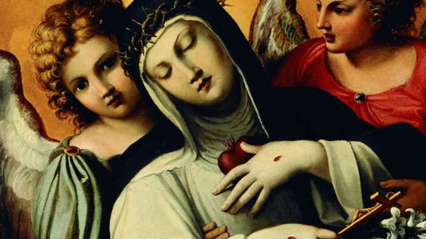 Sainte Catherine de Sienne : 29 avril  co-patronne de l'Europe Web-saint-april-29-catherine-of-siena-public-domain