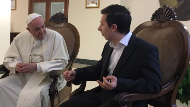 WEB3 &#8211; MARIN MEET WITH POPE FRANCIS