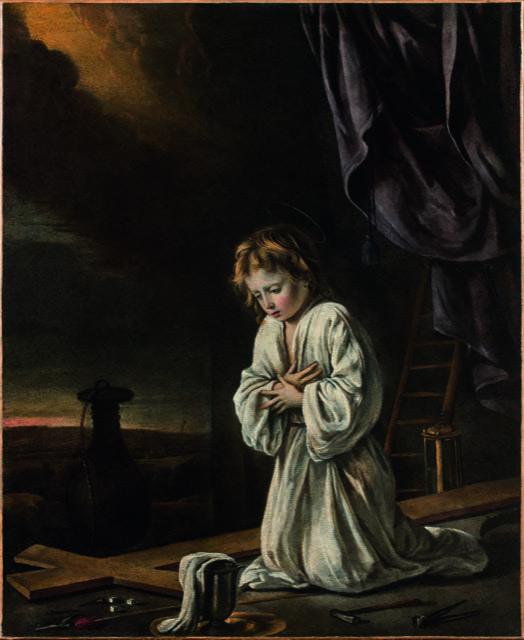 Le Christ enfant méditant sur la Crucifixion