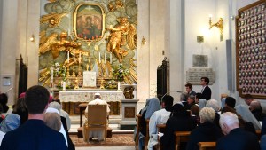 POPE FRANCIS SHRINE OF OUR LADY OF DIVINE LOVE