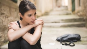 SAD; WOMAN