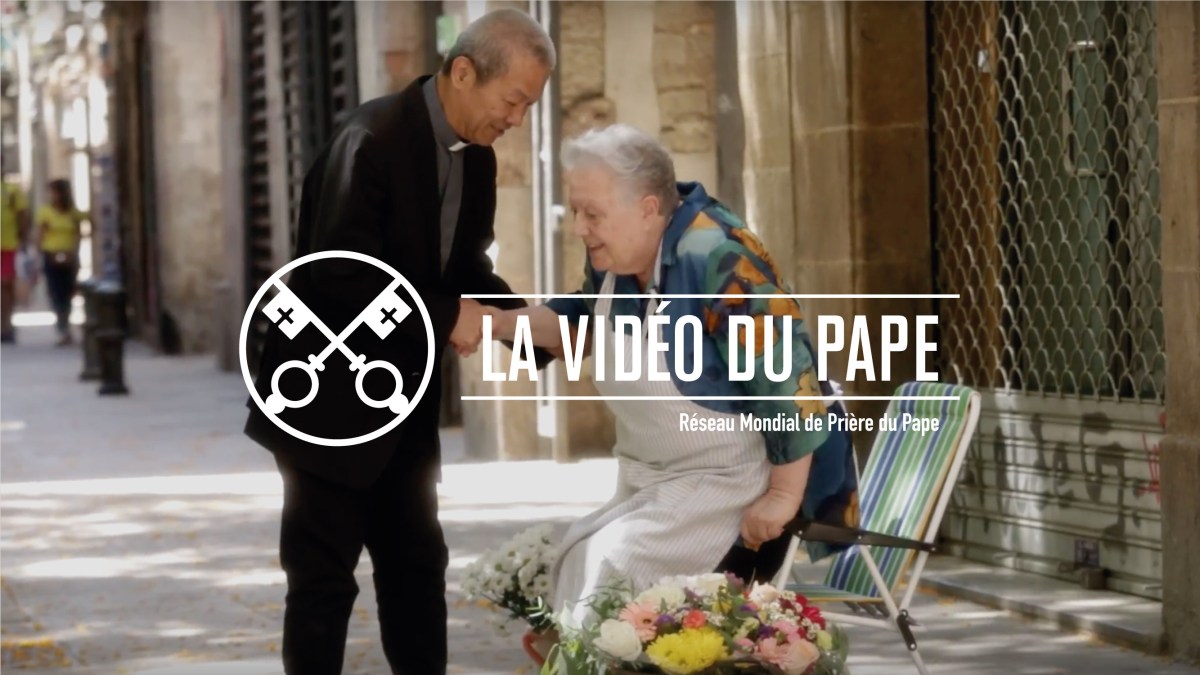 Image officielle vidéo du Pape juillet 2018.