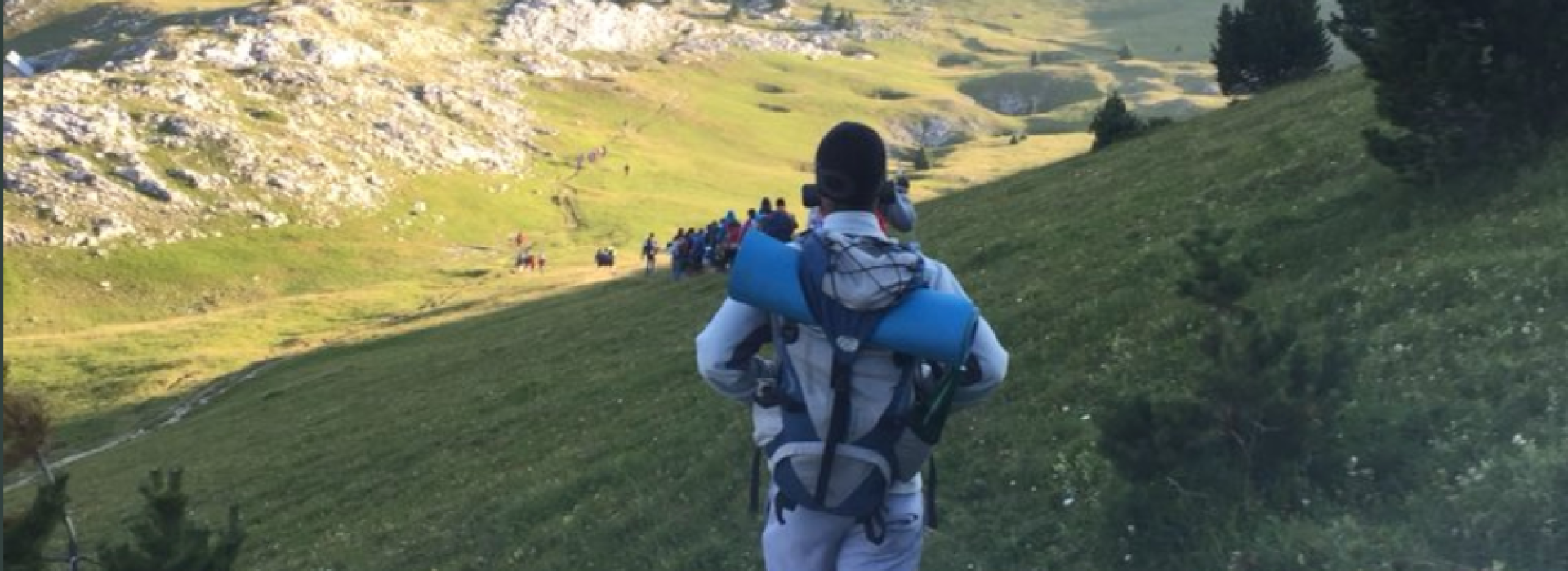 REFUGEES TREKKING