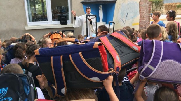 BLESSING OF SCHOOL BAGS
