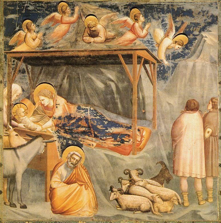 Les images dans le christianisme - Page 2 WEB-08-GIOTTO-NATIVITY-Giotto_-_Scrovegni_-_-17-_-_Nativity_Birth_of_Jesus-PD