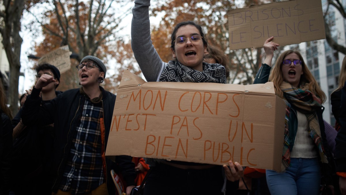 WOMAN PROTEST