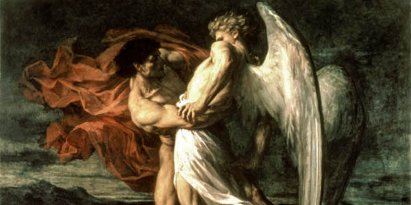 JACOB WRESTLING AN ANGEL