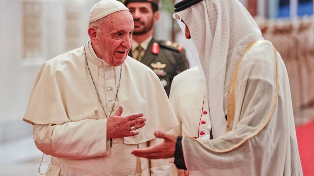 UAE-VATICAN-RELIGION-POPE