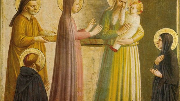 FRA ANGELICO; SAN MARCO; PRESENTATION JESUS TEMPLE