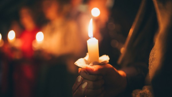 cierge, bougie, église