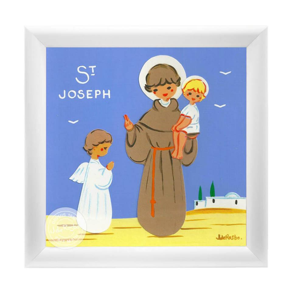 Tableau saint patron Atelier Rosbo saint Joseph
