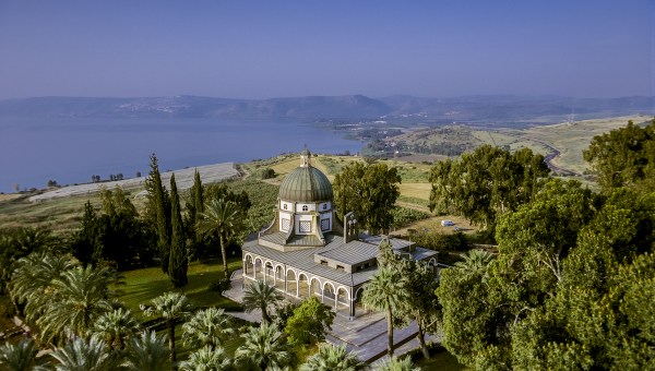 MOUNT OF BEATITUDES; SEA OF GALILEE