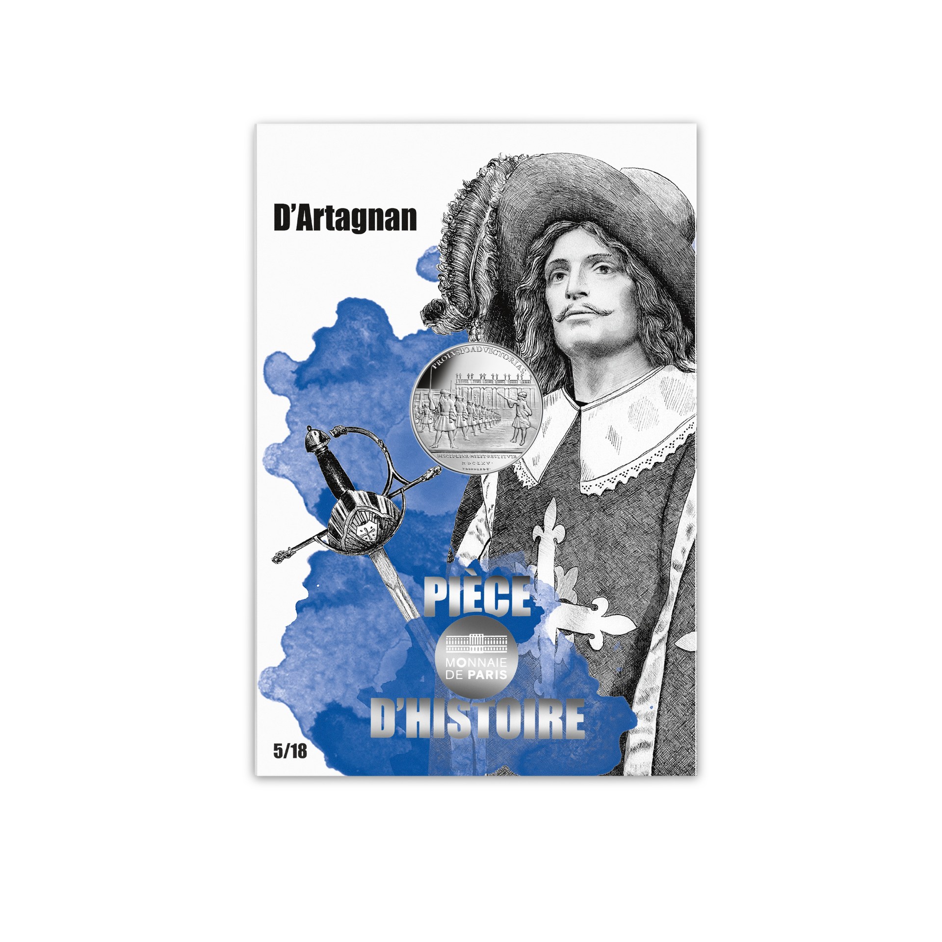 10€ Argent &#8211; D&#8217;Artagnan