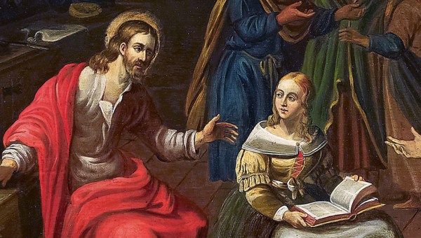 JESUS AT THE HOME OF MARTHA AND MARY