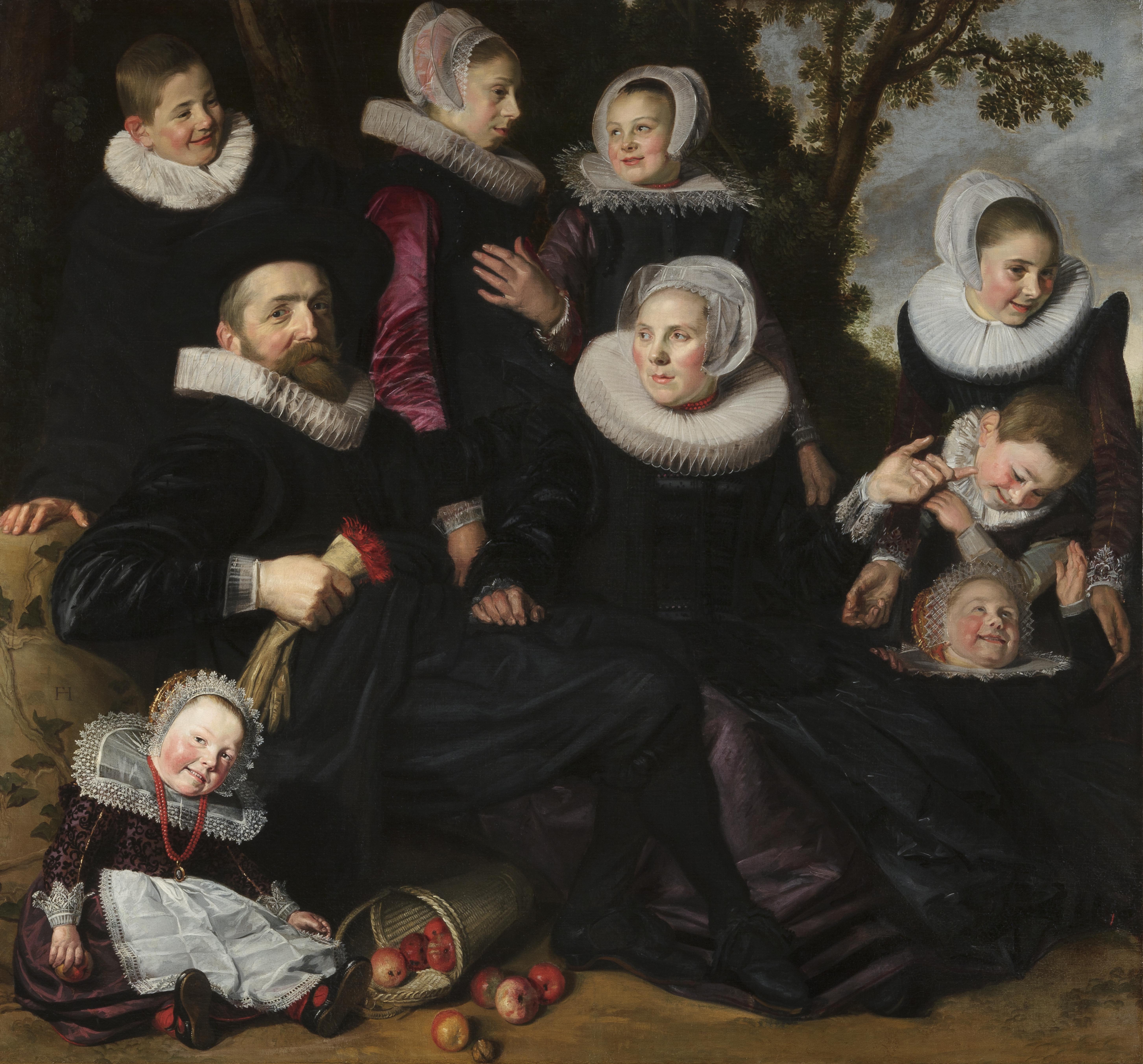 La Famille Van Campen dans un paysage (fragment), Frans Hals, vers 1623-1625