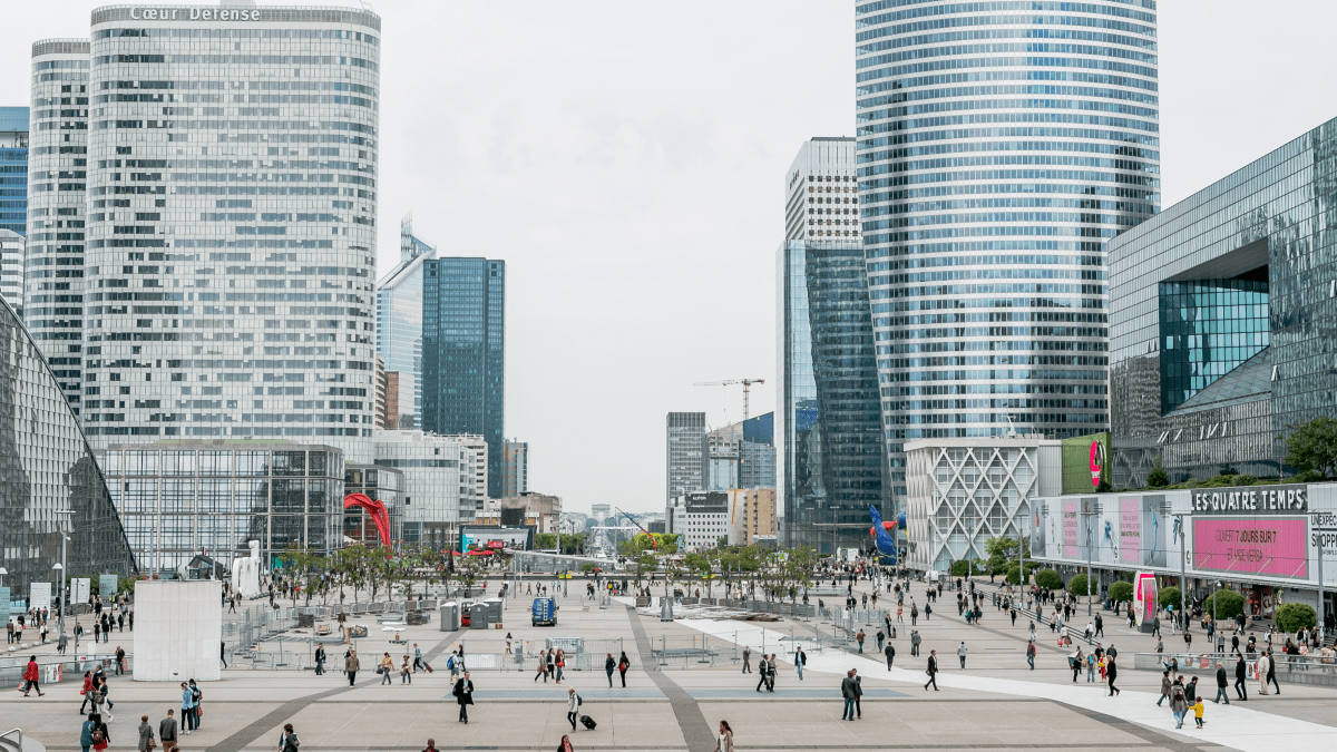 La Defense business district of Paris