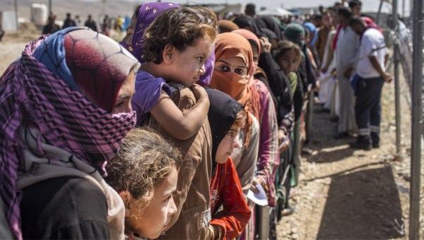 camp de réfugiés en Irak