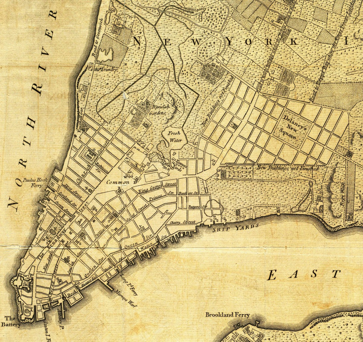 MAP,19TH CENTURY,NYC,NEW YORK