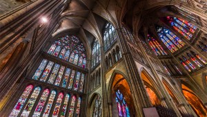 WEB2 – Metz, France – july 25 2016 : stained glass window of the Saint Etienne cathedral – shutterstock_1312778138.jpg